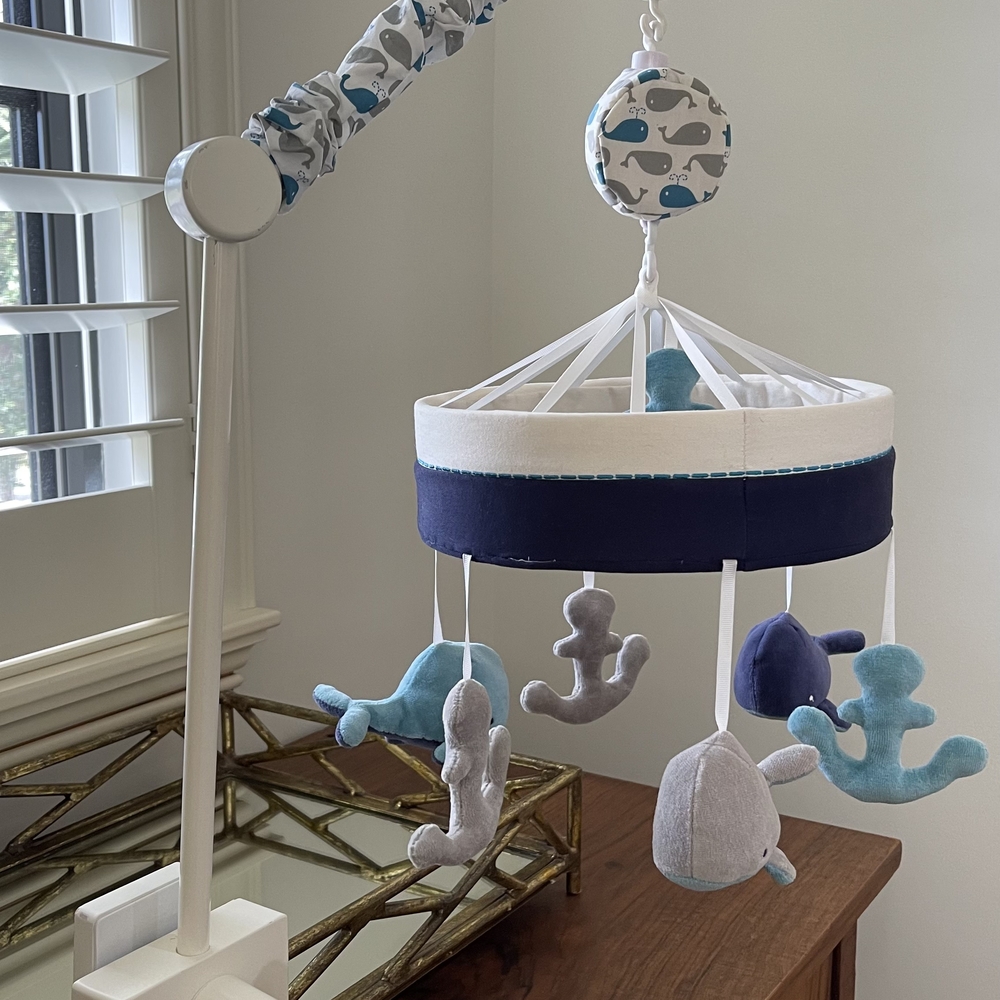 Pretty Barn Nautical Baby Mobile with Plush Sea Creatures